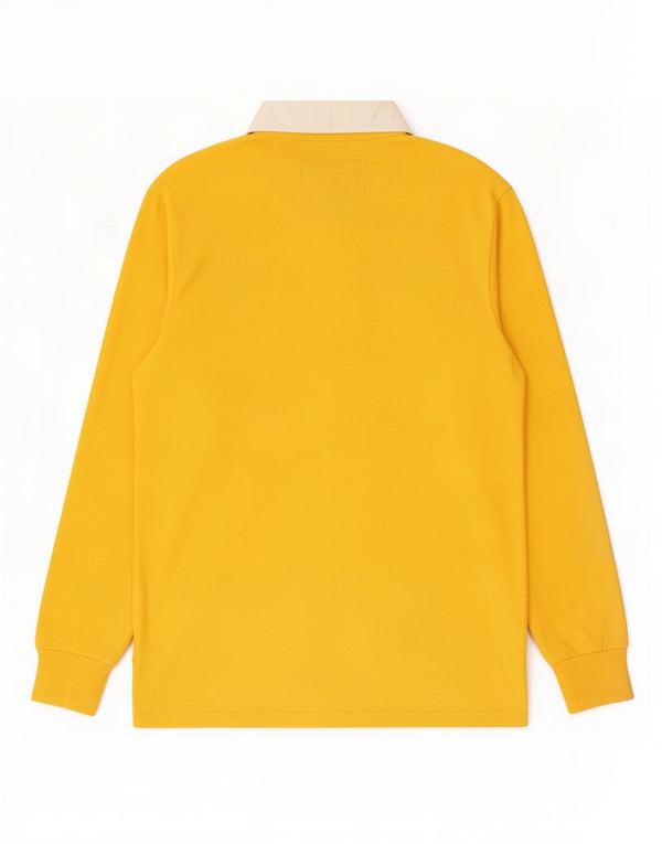 Woolrich Polo De Rugby De Manga Larga Con Gráfico Para Hombre Color Block Amarillo Grande