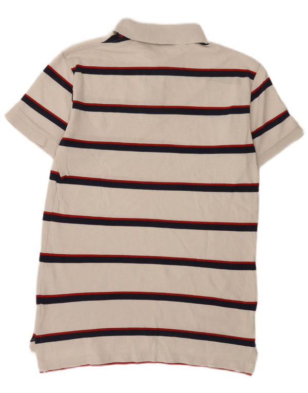 Polo Ralph Lauren Polo de ajuste personalizado para hombre pequeño de algodón a rayas blancas