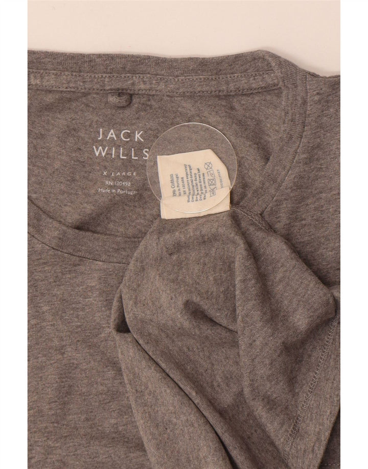 Jack Wills Camiseta Hombre Top XL Algodón Moteado Gris