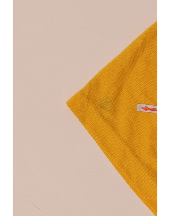 ADIDAS Camiseta gráfica para hombre Top Small Amarillo Colorblock Poliéster