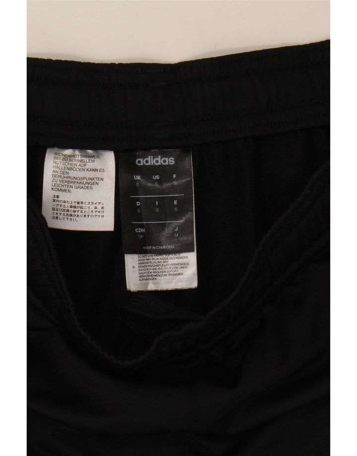 Adidas Mens Climalite Chándal Pantalones Pequeños Negro Poliéster