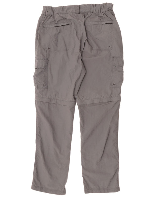 Pantalones cargo rectos para hombre de Mountain Warehouse W34 L31 Nylon gris