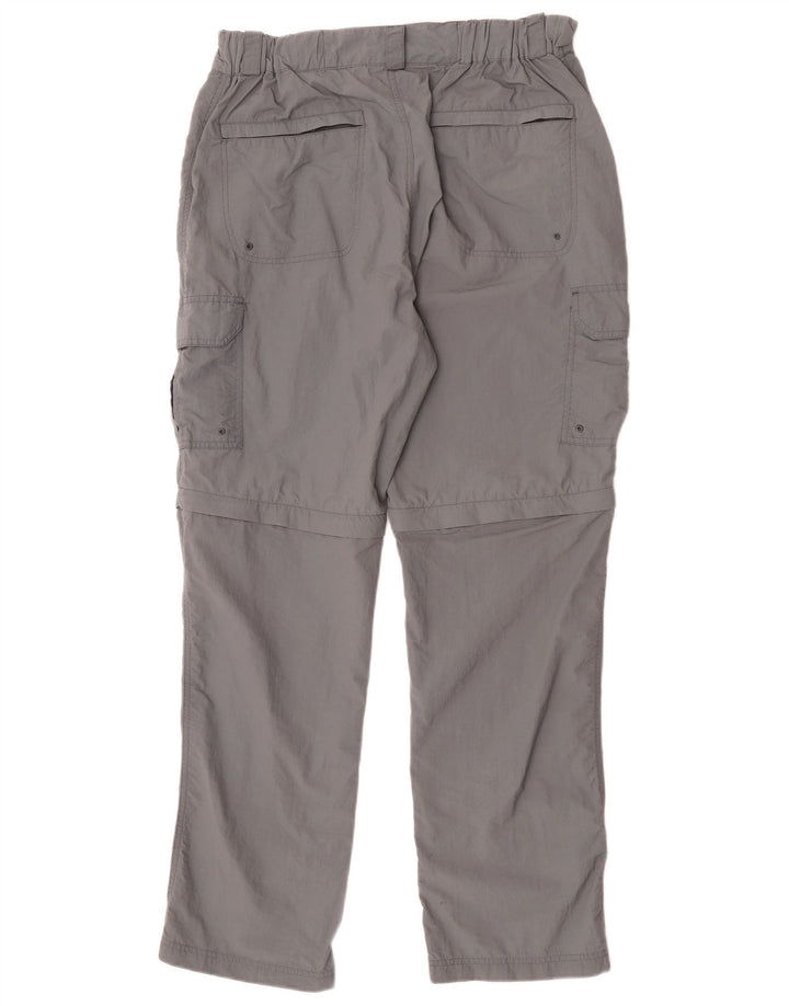 Pantalones cargo rectos para hombre de Mountain Warehouse W34 L31 Nylon gris