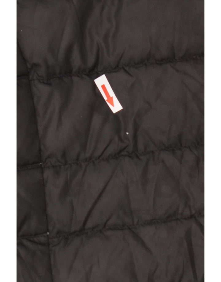Tommy Hilfiger Chaqueta acolchada para mujer UK 44 Mediana Poliéster negro