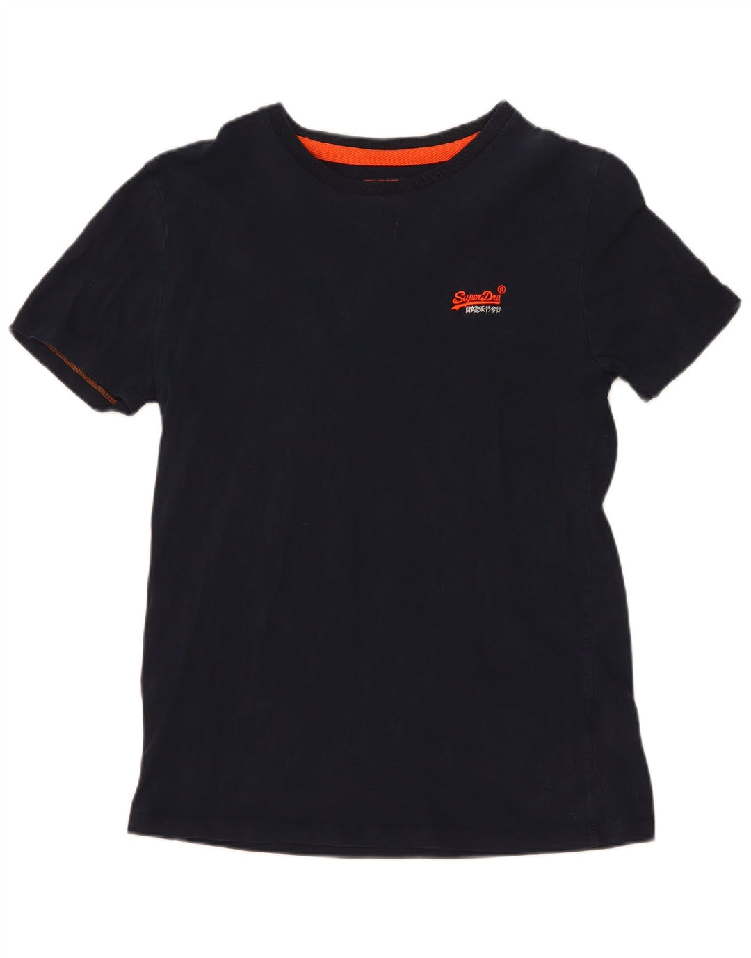 Superdry Hombre Camiseta Top Small Azul Marino Algodón
