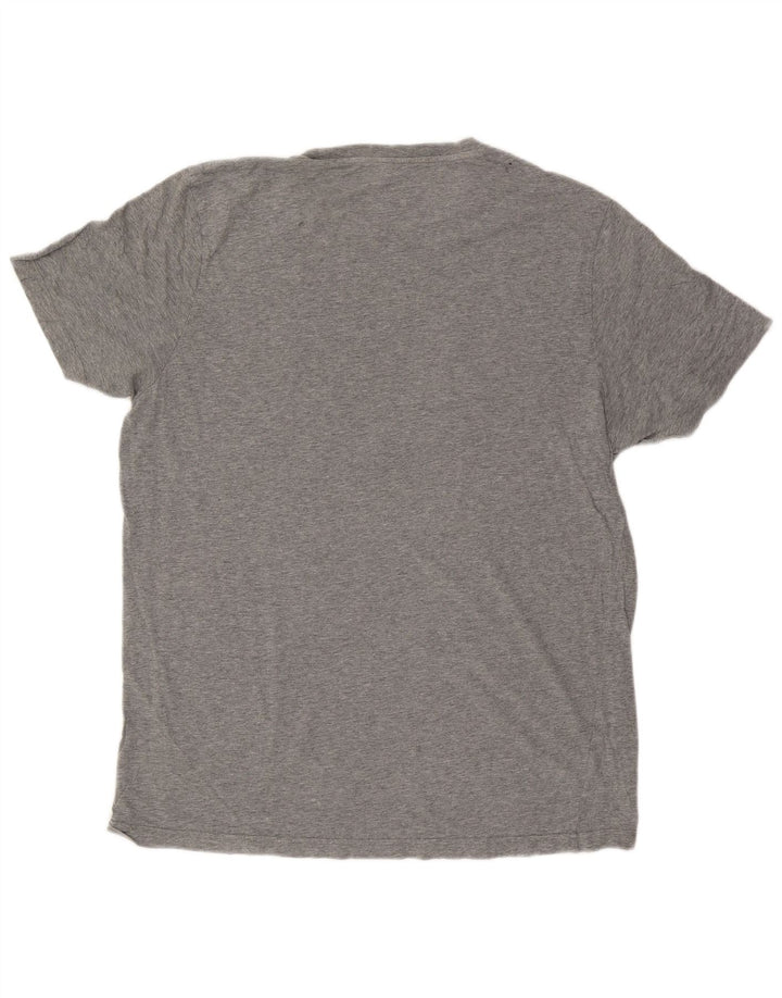 Puma Camiseta gráfica para hombre Top 2XL Gris moteado