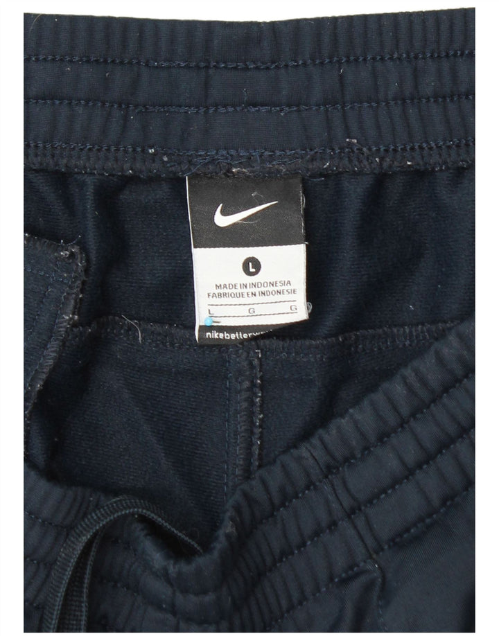 Nike - Pantalón de chándal para hombre, talla grande, azul marino, poliéster