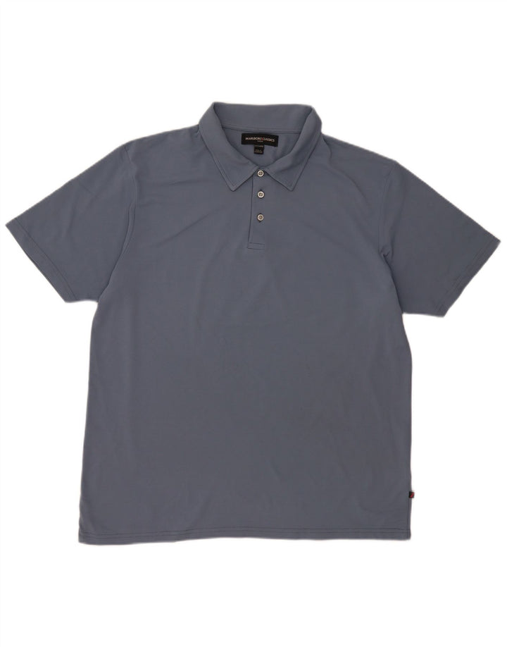 Marlboro Classics Polo Hombre 2XL Poliamida Azul