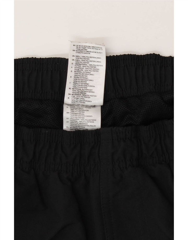 Adidas - Pantalón de chándal para hombre, talla grande, color negro, poliéster, deportivo
