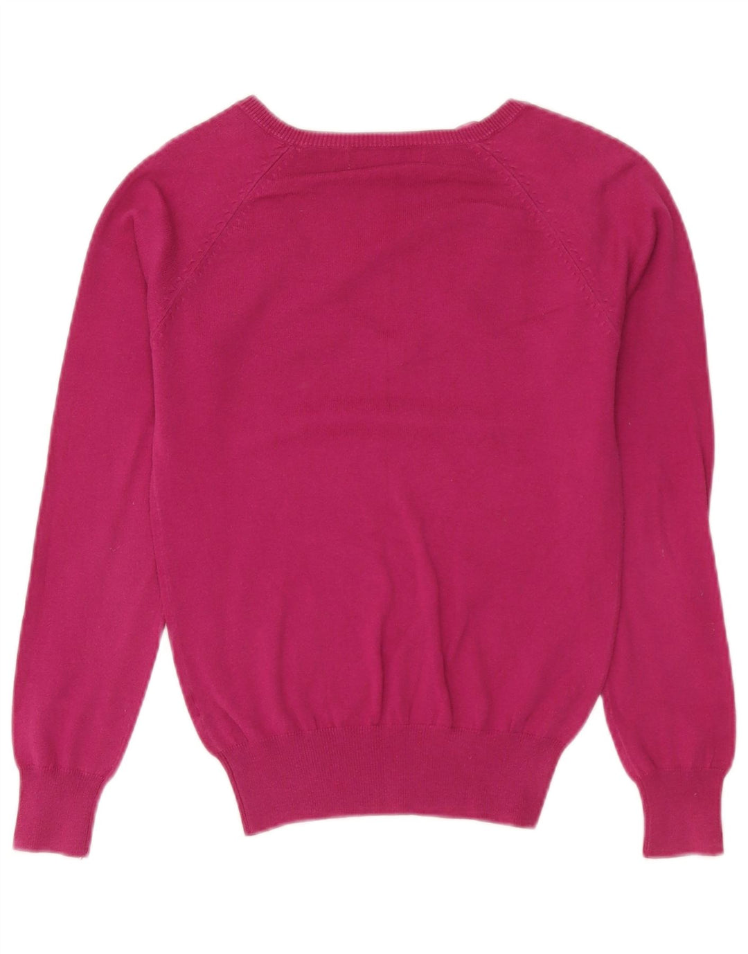 Zara - Jersey con cuello en V para mujer, talla 40, color rosa medio