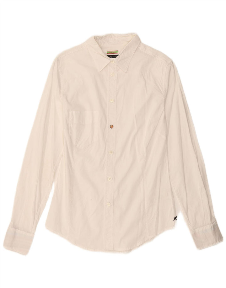 PAUL SMITH Camisa BLACK LABEL para mujer IT 40 Small White Cotton