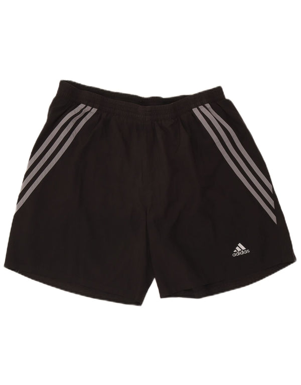 Adidas Pantalones cortos deportivos para hombre XL Negro Poliéster