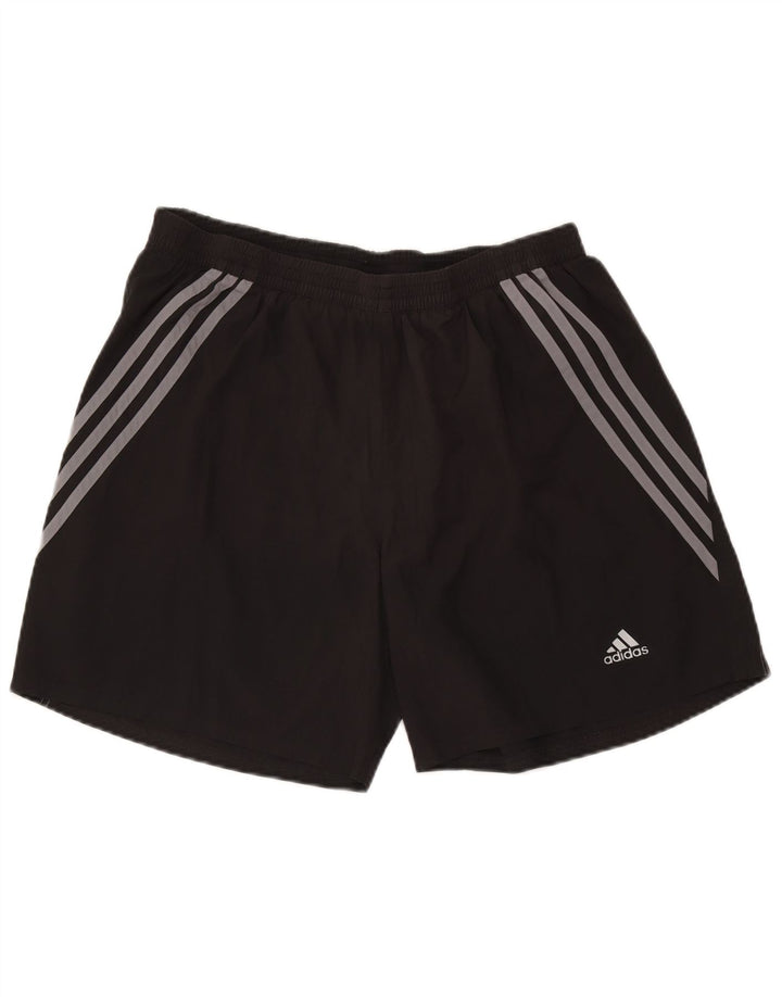 Adidas Pantalones cortos deportivos para hombre XL Negro Poliéster