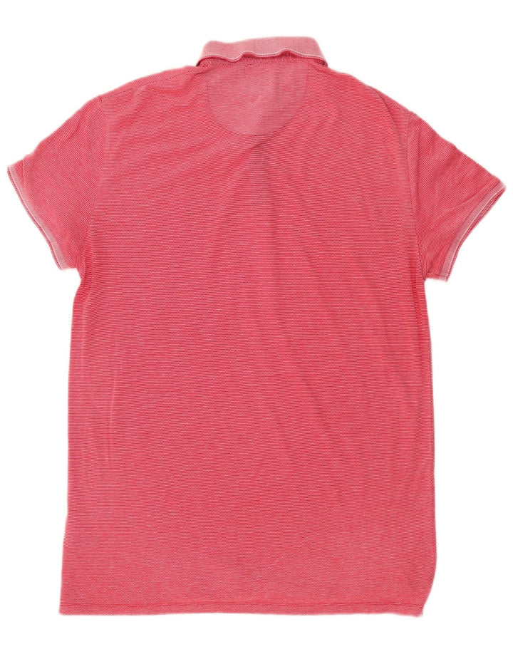 Polo Wrangler para hombre de algodón rojo grande