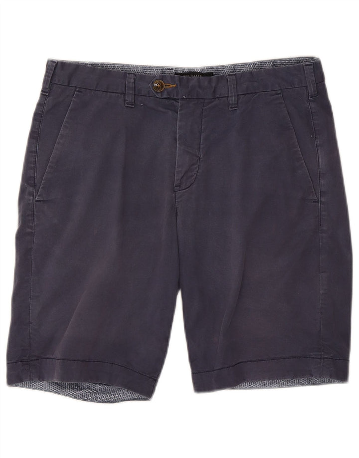 Pantalones cortos chinos para hombre de Ted Baker W32 Algodón azul marino mediano