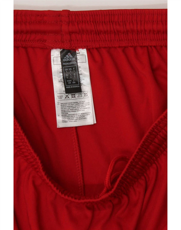 Adidas Mens Aeroready Sport Shorts Grande Rojo Poliéster