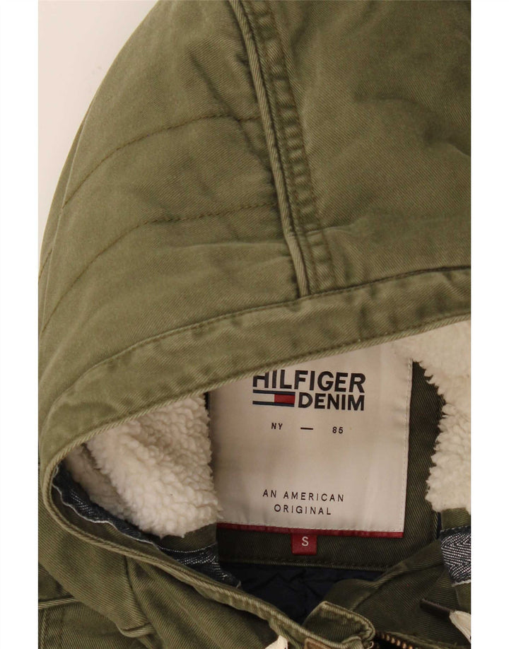 Tommy Hilfiger Chaqueta Parka con Capucha para Hombre UK 36 Small Khaki