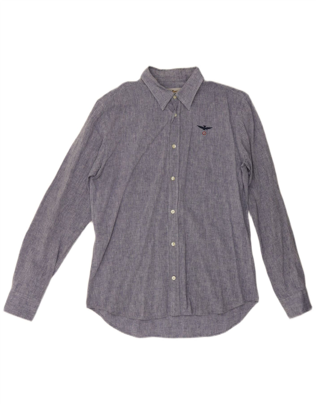 Camisa Aeronautica Militare Hombre Azul Medio