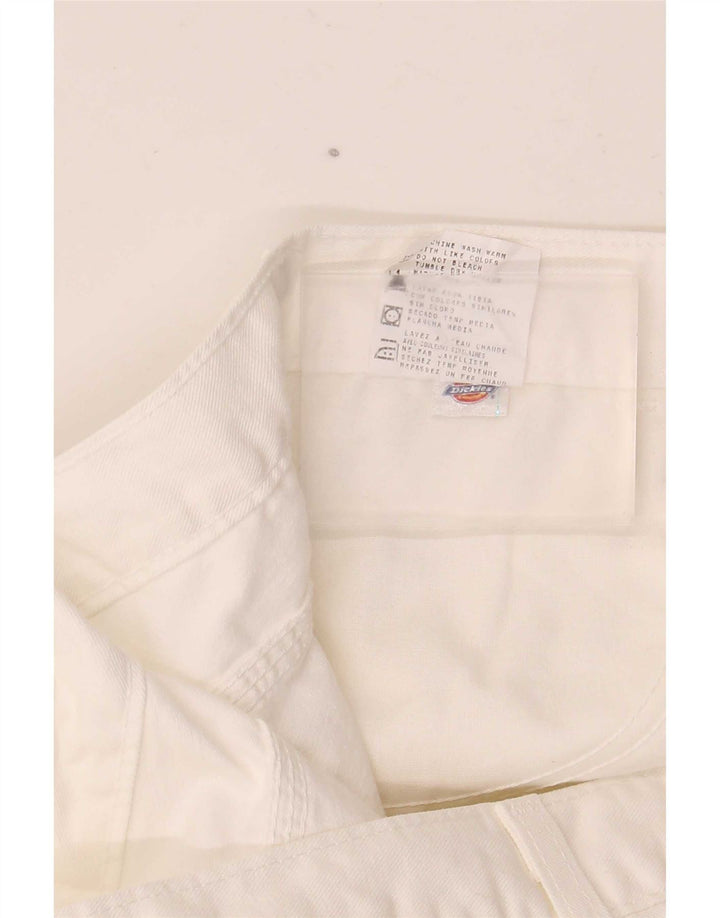 Dickies Pantalones cortos cargo de ajuste relajado para hombre W40 XL Algodón blanco