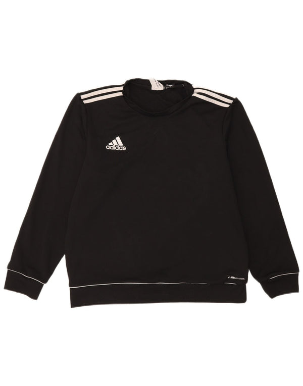 Adidas Mens Climawarm Sudadera Jumper UK 42/44 Grande Negro Poliéster