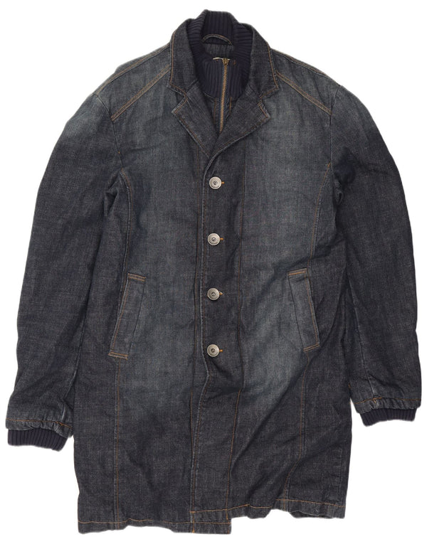 Jack & Jones Abrigo vaquero para hombre UK 44 2XL Algodón azul marino