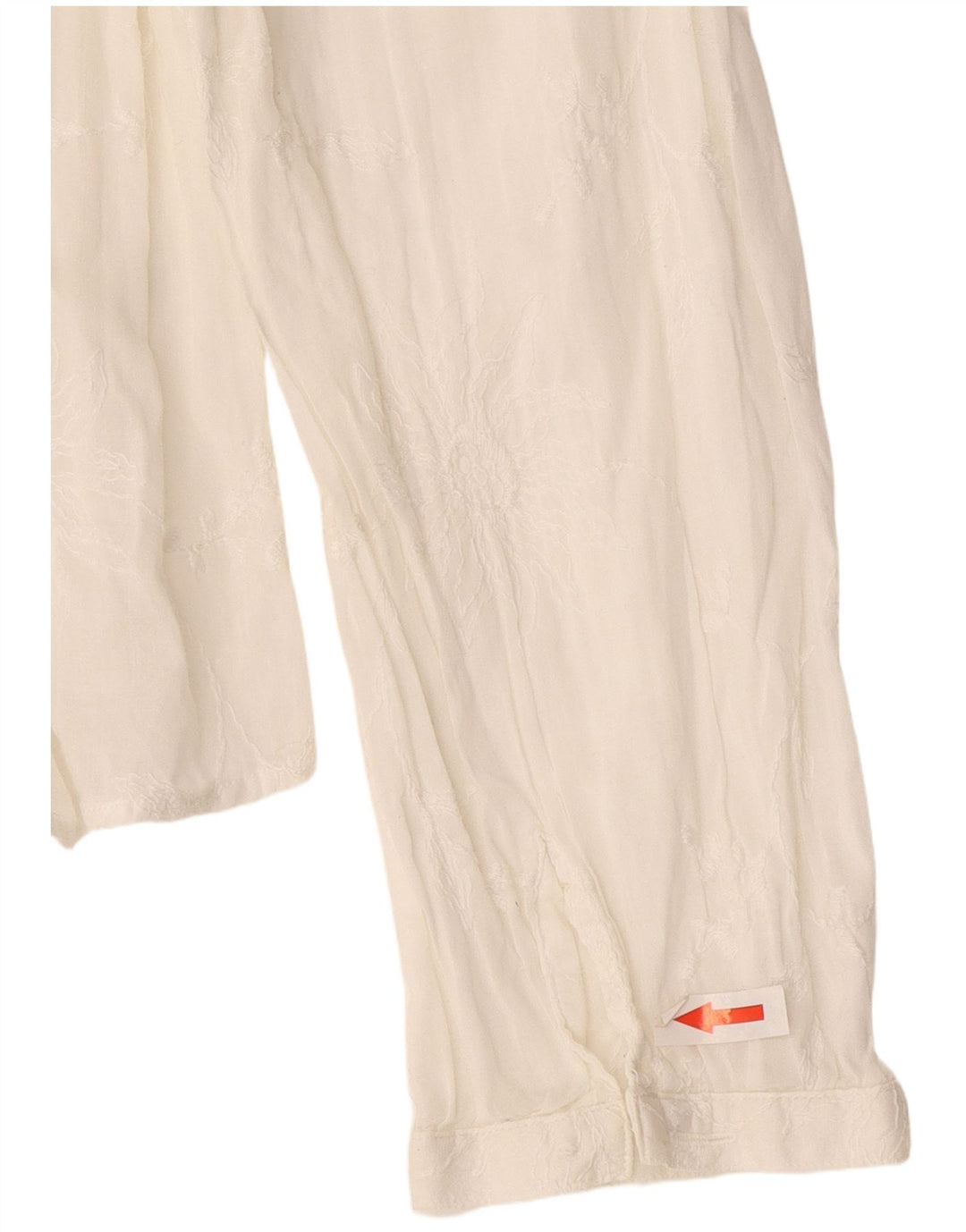 Camisa Mujer Massimo Dutti EU 44 XL Blanco Roto Floral