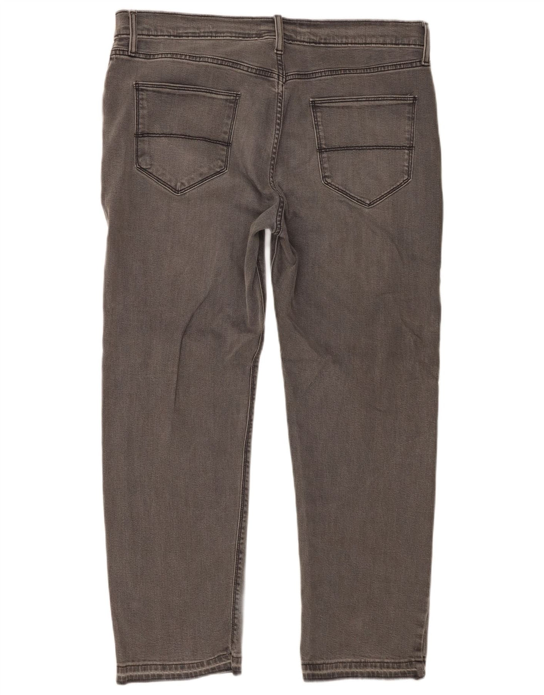 Marks & Spencer Vaqueros rectos para hombre W36 L29 Algodón gris