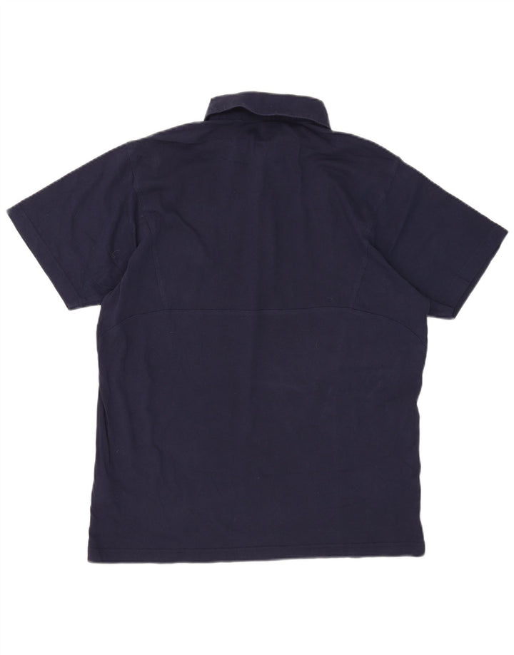Puma Polo gráfico para hombre de algodón azul marino grande