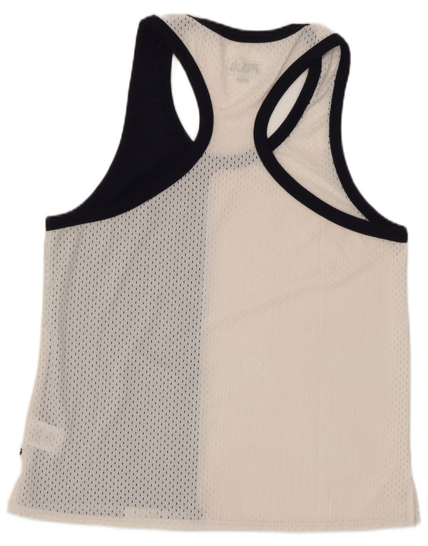 Fila Hombre Graphic Vest Top Small Blanco Colorblock Poliéster