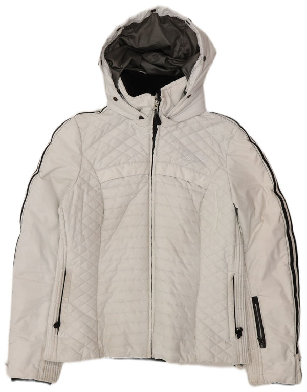 Chaqueta cortavientos con capucha Colmar Mujer IT 44 Medium White Sports