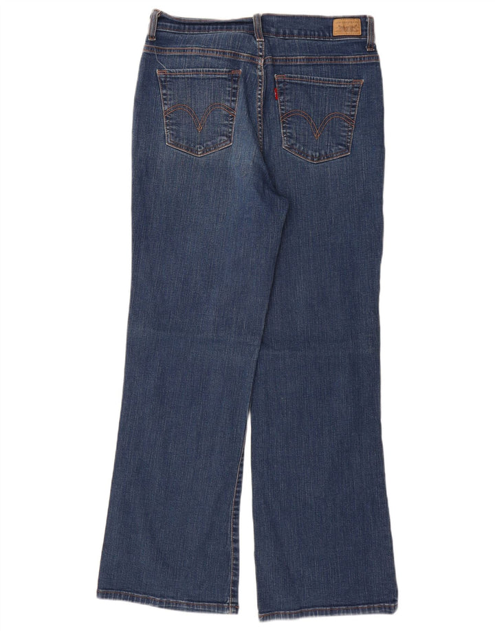 Levi's 512 Jeans con corte de bota perfectamente adelgazantes para mujer US 12 Large W28 L30 Azul