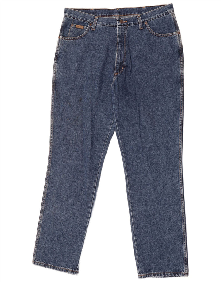 Vaqueros Wrangler Hombre Rectos W38 L30 Algodón Azul