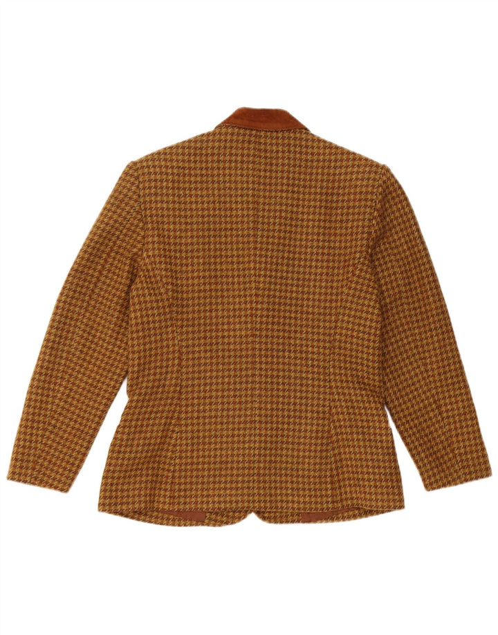 Chaqueta tipo blazer para mujer de Diana Bentall IT 42 Pata de gallo marrón medio