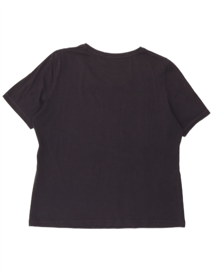 Perte by Krizia - Camiseta con gráfico regular para mujer, talla 40, talla M, azul marino