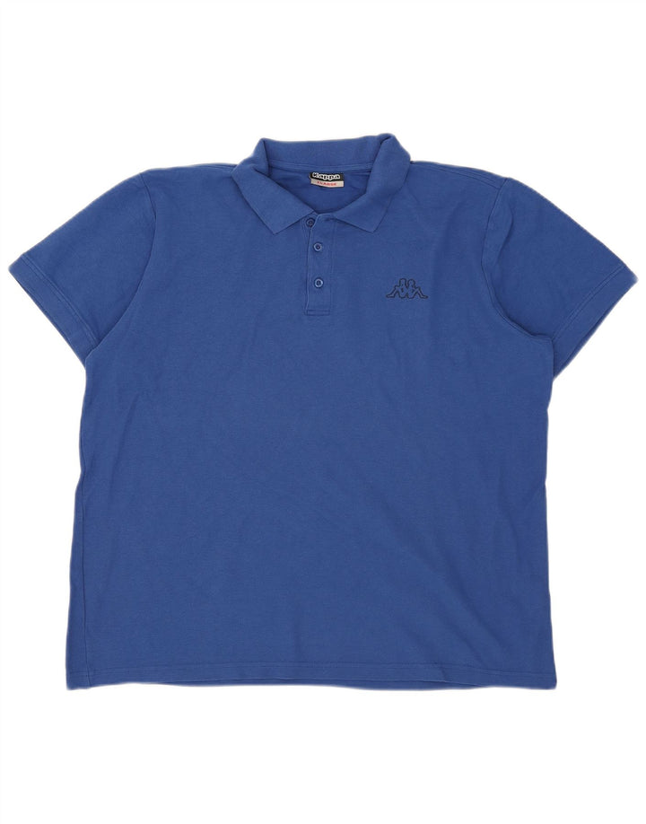 Kappa Polo Hombre XL Algodón Azul