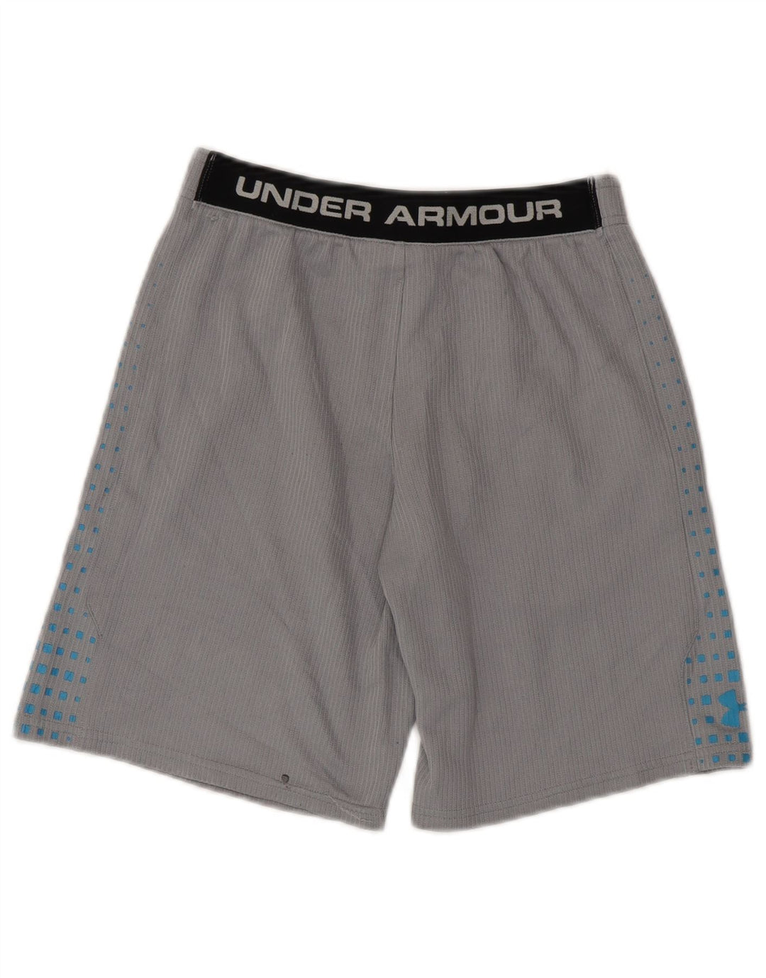 Under Armour Pantalones cortos deportivos para niños 11-12 años Grande Gris Colorblock Poliéster