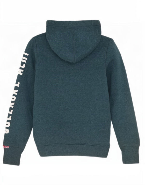 Superdry Jersey con capucha gráfica para mujer Reino Unido 10 Small Algodón verde