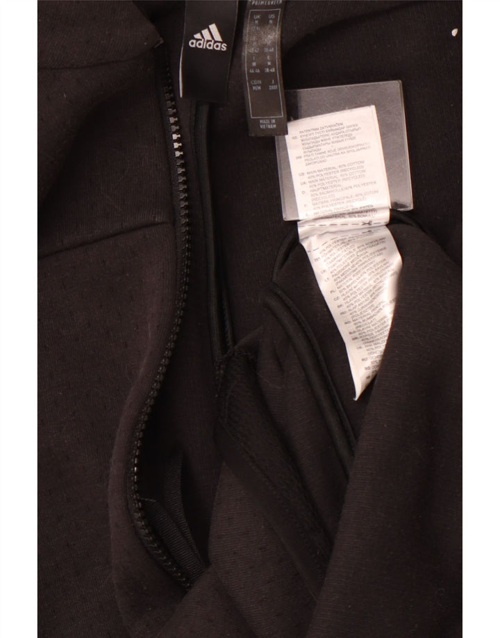 ADIDAS Sudadera con capucha Primegreen Graphic Zip para mujer Reino Unido 12/14 Mediano Negro