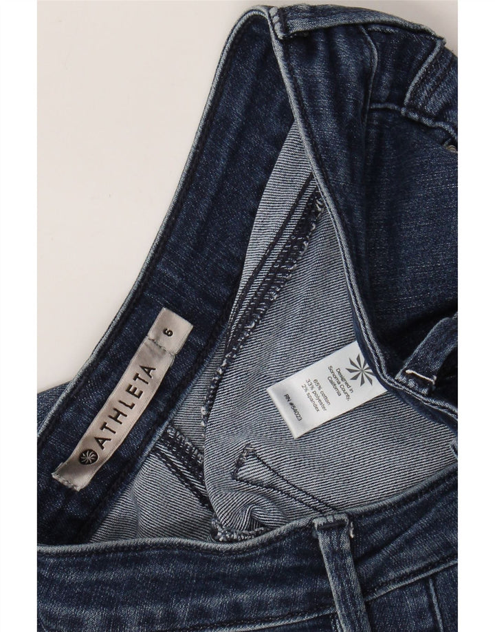 ATHLETA Jeans ajustados para mujer US 6 Medium W30 L29 Algodón azul