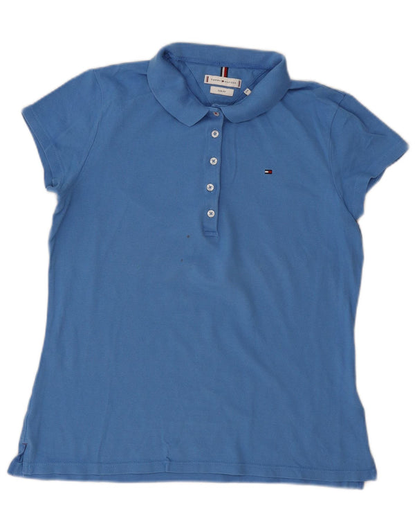 Tommy Hilfiger Polo Slim Fit para Mujer UK 20 2XL Algodón Azul