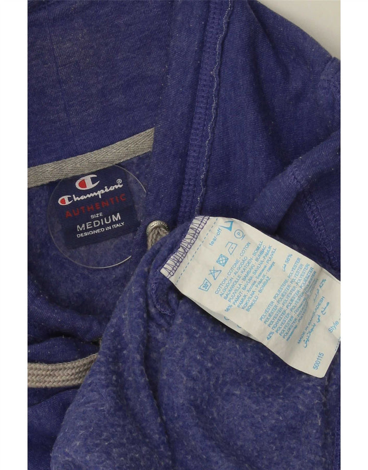 Champion Sudadera Gráfica para Mujer Jumper UK 14 Algodón Azul Medio