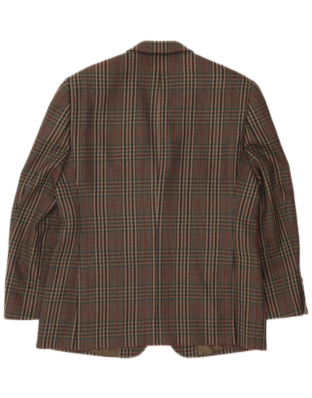 MAGEE Chaqueta tipo blazer de 2 botones para hombre UK 38 Medium Khaki Houndstooth