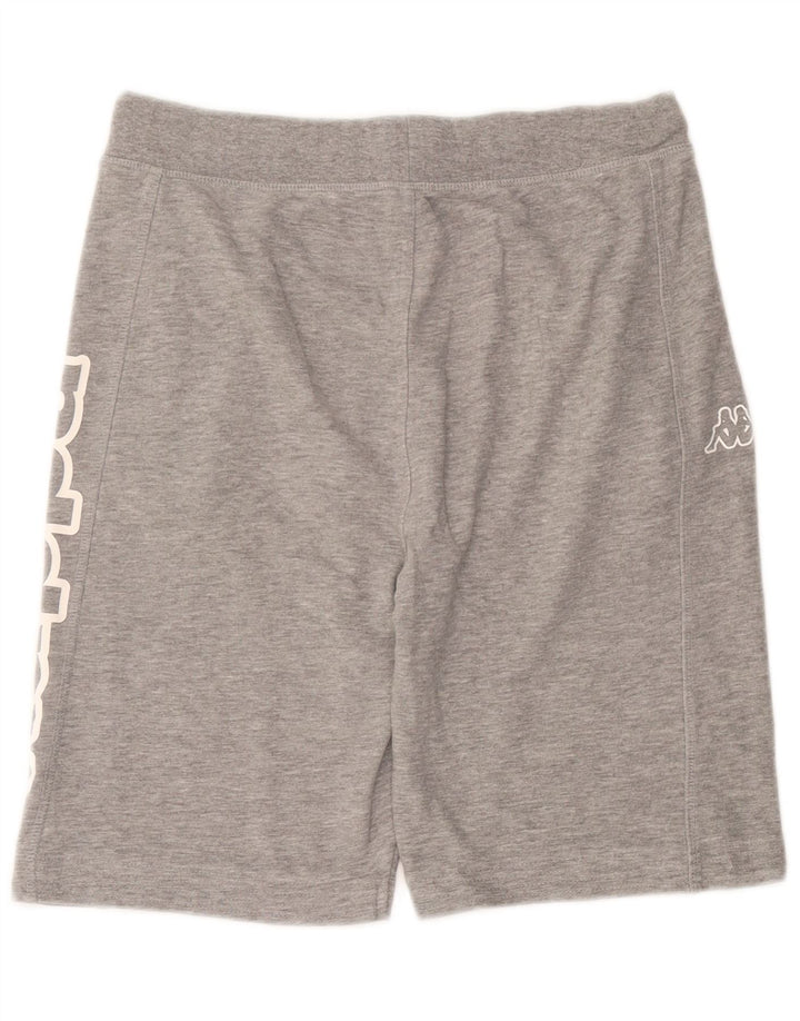 Kappa Mens Graphic Sport Shorts Grande Gris