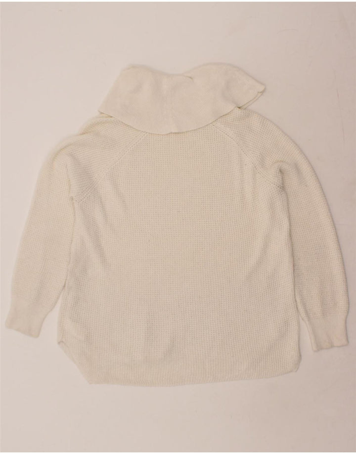 MICHAEL KORS Mens Roll Neck Jumper Sweater XL Off White Cotton Vintage Michael Kors and Second-Hand Michael Kors from Messina Hembry 