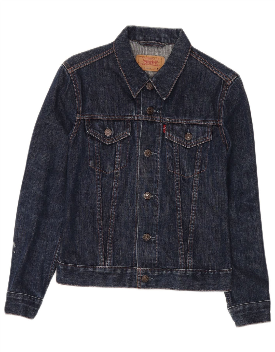 LEVI'S Chaqueta Vaquera Niña 9-10 Años Small Azul Marino Algodón