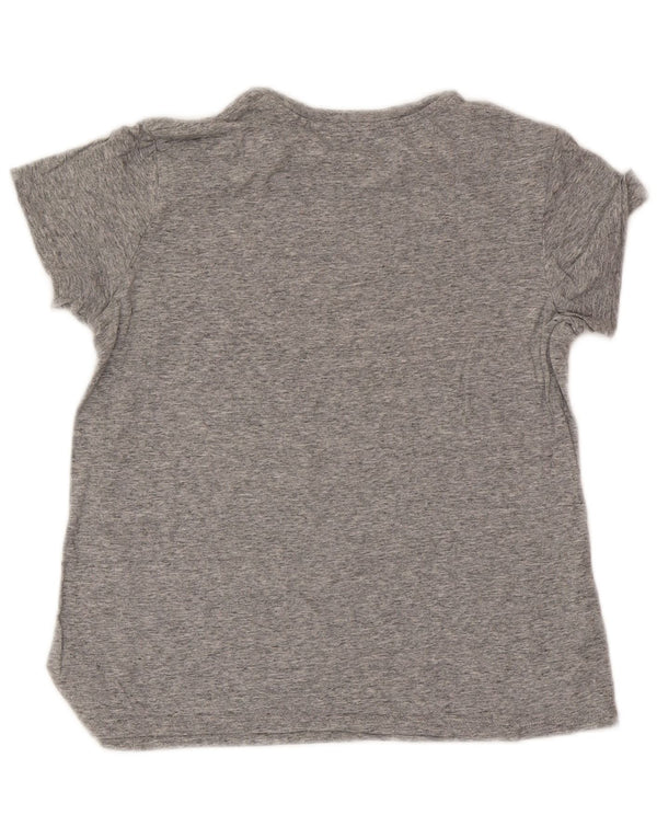 Levi's Camiseta gráfica para mujer Top UK 10 Small Grey Moteado
