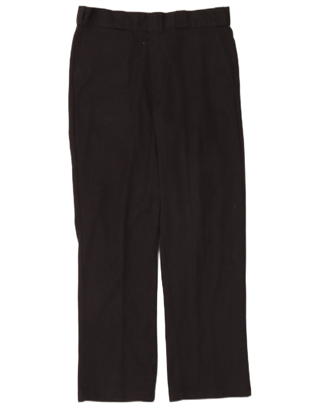 Dickies Pantalón chino recto para hombre W34 L32 Poliéster negro