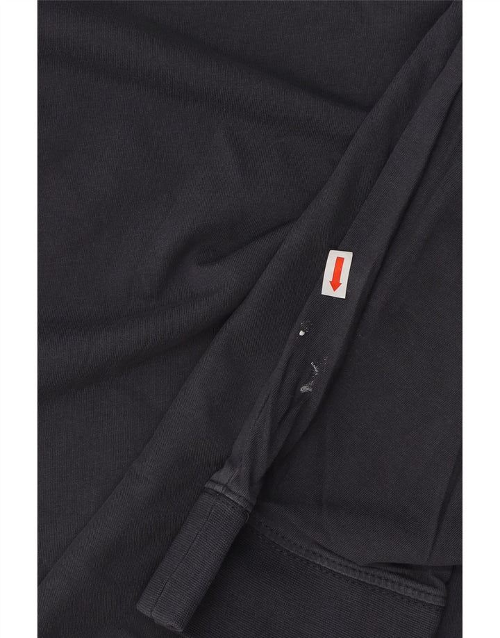 EDDIE BAUER Camiseta Hombre Manga Larga XL Azul Marino Algodón