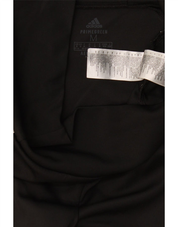 Adidas Mujer Aeroready Capri Leggings Reino Unido 12/14 Mediano Negro Poliéster