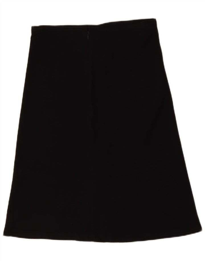 Falda Vintage Mujer A-Line W30 Viscosa Negra Mediana